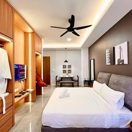 Melaka Town {Imperio Studio} Pool-View/4Pax/Bathub Luaran gambar
